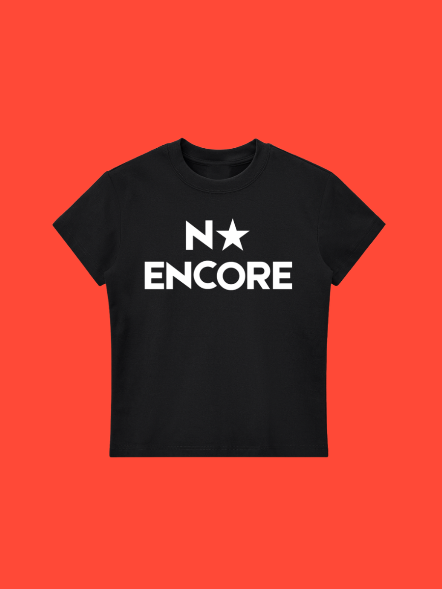 No Encore Women's Fitted Graphic T-Shirt